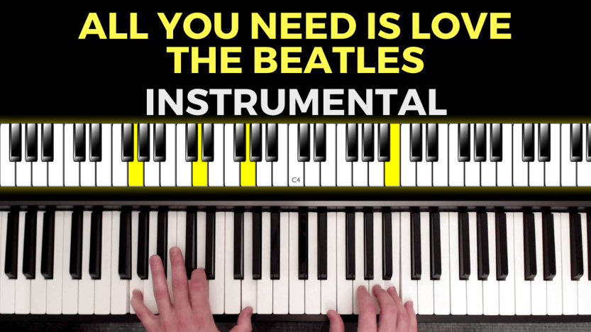 All You Need Is Love - The Beatles - Instrumental - Standard