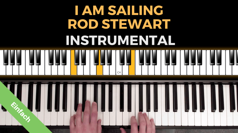 I Am Sailing - Rod Stewart - Instrumental - Einfach