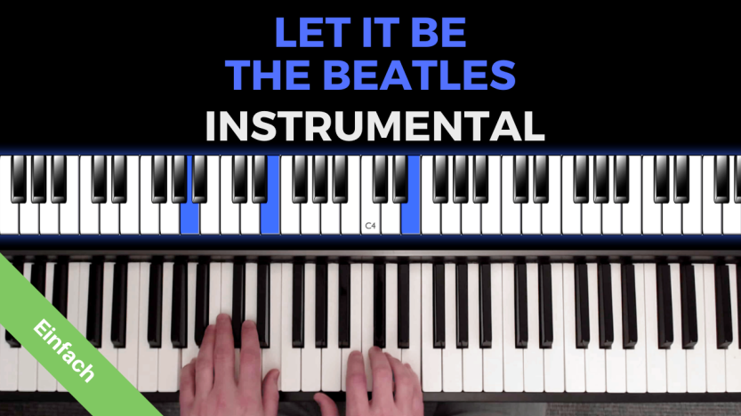 Let It Be - The Beatles - Instrumental - Einfach